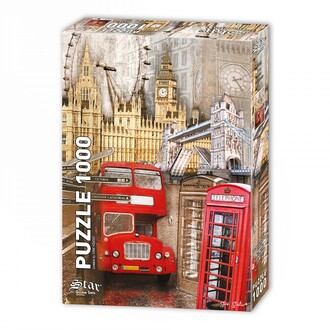 Star Oyun Londra 1000 Parça Puzzle - Thumbnail