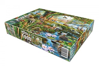 Star Oyun Ormanda Yaşam 1000 Parça Puzzle - Thumbnail