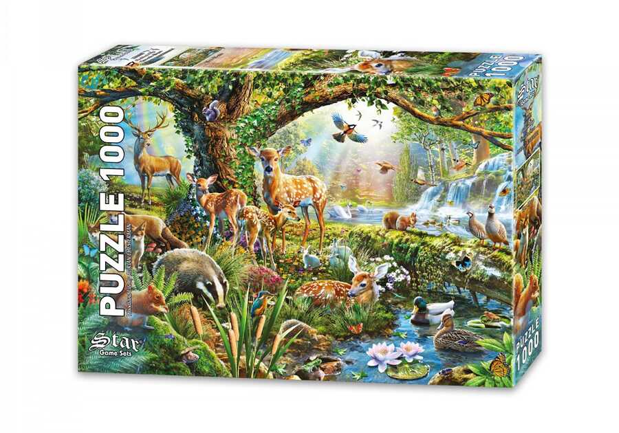  Star Oyun Ormanda Yaşam 1000 Parça Puzzle