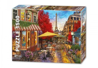 Star Oyun Paris'te Akşamüstü 1500 Parça Puzzle - Thumbnail