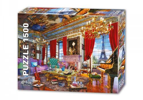 Star Oyun Paris'te Bir Konak 1500 Parça Puzzle - 1