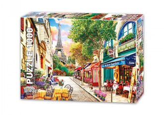 Star Oyun - Star Oyun Paris'te Bir Küçük Sokak 1000 Parça Puzzle