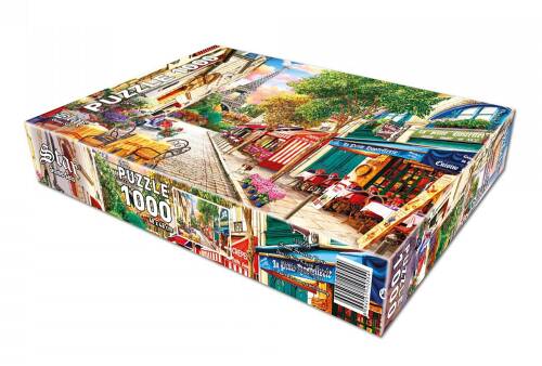 Star Oyun Paris'te Bir Küçük Sokak 1000 Parça Puzzle - 3