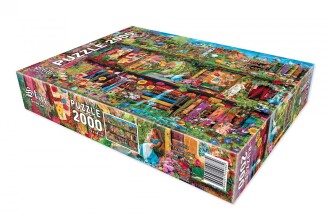 Star Oyun Raftaki Bahçe 2000 Parça Puzzle - 3
