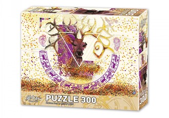 Star Oyun Şans Geyiği 300 Parça Puzzle - Thumbnail