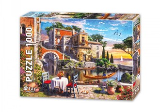 Star Oyun Terastan Venedik 1000 Parça Puzzle - Thumbnail