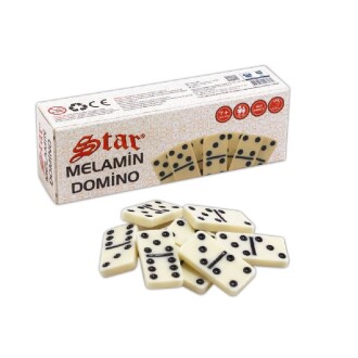 Star Melamine Domino Set with Plastig Box
