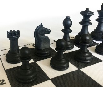 Star Platin Rulo Satranç Takımı - 9