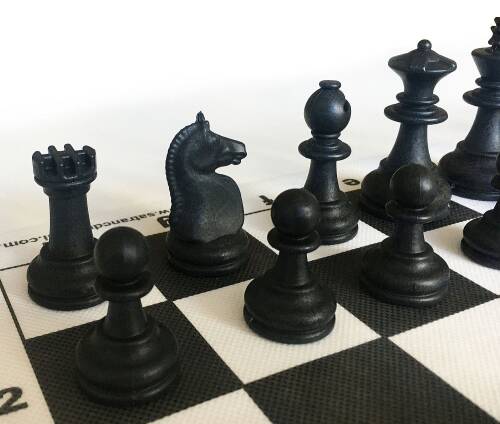 Star Platin Rulo Satranç Takımı - 9