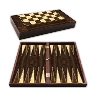 Star Oyun - Star Polyester Walnut Backgammon Set Big