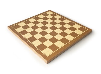 Star Oyun - Polyester Walnut Chess Board 29X29 cm (11.41 x 11.41 inches)