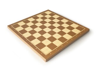 Polyester Walnut Chess Board 29X29 cm (11.41 x 11.41 inches)
