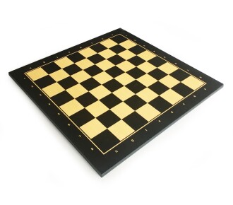Chess Board Polyester 54x54cm (21.2"x21.2") Black