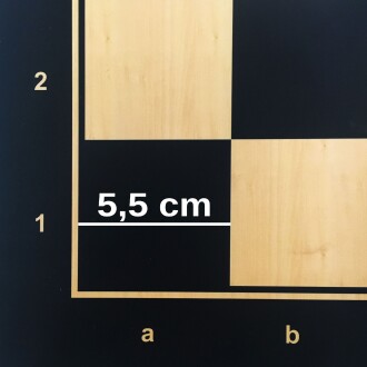 Star Polyester Kaplama Satranç Tablası Siyah 54X54 cm - 4