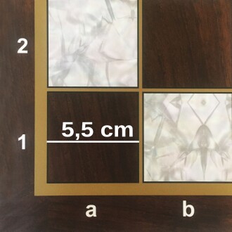 Star Polyester Kaplama Sedef Satranç Tablası 54X54 cm - 4