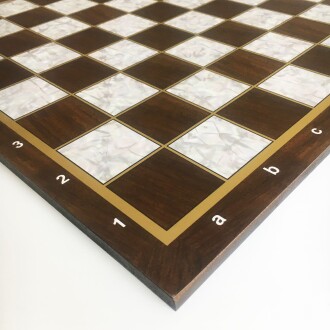 Star Polyester Kaplama Sedef Satranç Tablası 54X54 cm - 6