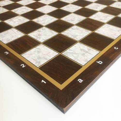 Star Polyester Kaplama Sedef Satranç Tablası 54X54 cm - 6