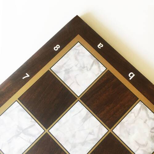 Star Polyester Kaplama Sedef Satranç Tablası 54X54 cm - 7