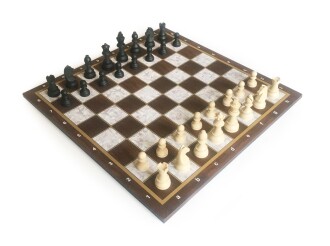 Star Polyester Kaplama Sedef Satranç Takımı 54X54 cm - 6