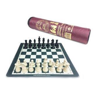 Star Oyun - Star School Tournament Chess Set Foldable Green