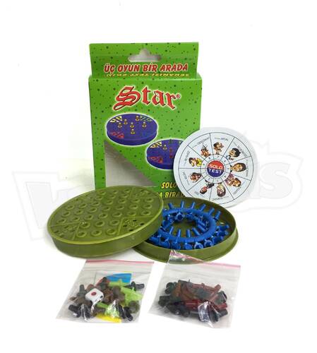 Star Solo Test, 9 Stones, Ludo 3 in 1 - 8