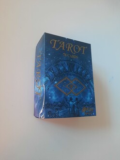 Star Tarot Fal Kartı Oyun Kağıdı 78 Kart(Açık Ambalaj) - Thumbnail