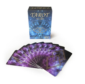 Star Tarot Fal Kartı Oyun Kağıdı 78 Kart(Açık Ambalaj) - Thumbnail