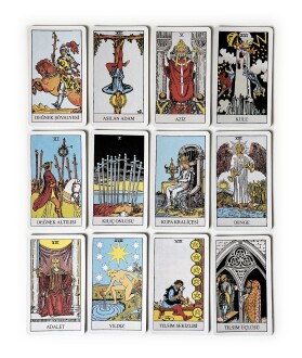 Star Tarot Fal Kartı Oyun Kağıdı 78 Kart - 5