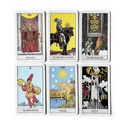 Star Tarot Fal Kartı Oyun Kağıdı 78 Kart - 7