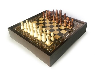 Star Oyun - Star VIP Chess Set Pearl Big