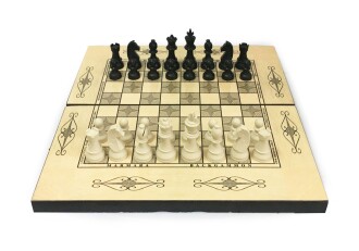 Star Yakma Tavla ve Satranç Seti Büyük Boy - 6