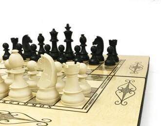 Star Yakma Tavla ve Satranç Seti Büyük Boy - 9