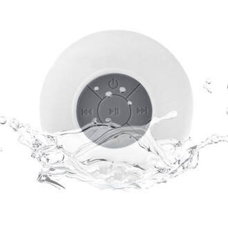 OEM - Su Geçirmez Mini Bluetooth Duş Hoparlörü (Beyaz)