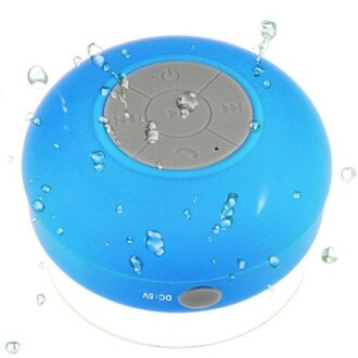 OEM - Su Geçirmez Mini Bluetooth Duş Hoparlörü (Mavi)