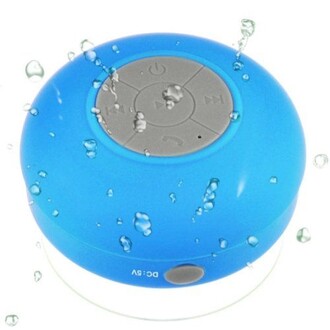 OEM - Waterproof Silicone Bluetooth Speaker Shower (Blue)
