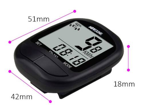 Joycune Sunding Dijital Bisiklet Kablosuz Hız Göstergesi Yol Bilgisayarı Su Geçirmez - 4