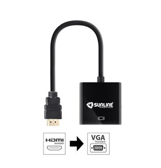 Sunline - Sunline 170601 HDMI-VGA Dönüştürücü