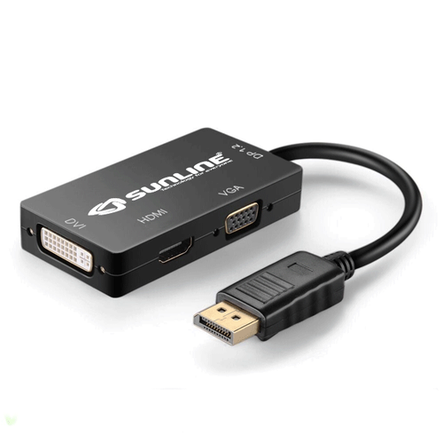 Sunline 170629 Mini DP-HDMI/VGA/DVI Dönüştürücü