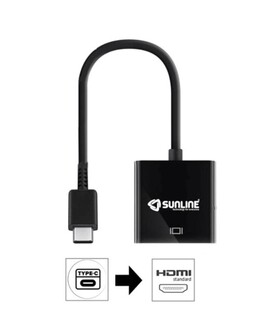 Sunline 170667 USB 3.1 Type C USB-C to 4K HDMI - Thumbnail
