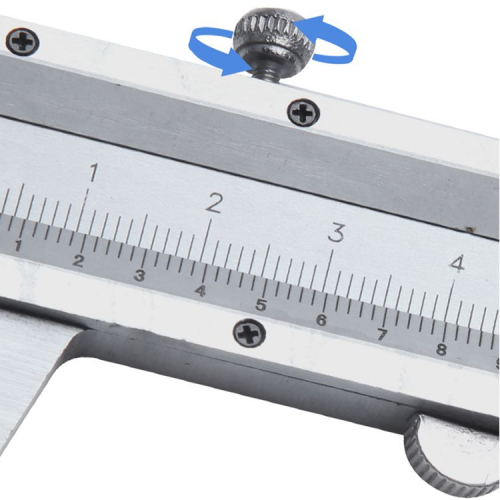 Syntek Karbon Çelik Mekanik Profesyonel Mikrometre Kalınlık Ölçer 0-150mm - 5