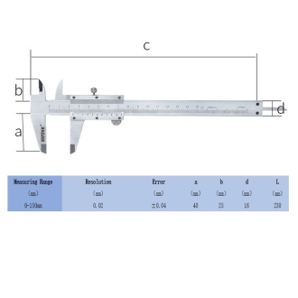 Syntek Karbon Çelik Mekanik Profesyonel Mikrometre Kalınlık Ölçer 0-150mm - 6