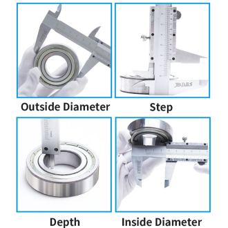 Syntek Karbon Çelik Mekanik Profesyonel Mikrometre Kalınlık Ölçer 0-150mm - 7