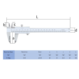 Syntek Paslanmaz Çelik Endüstriyel Tip Mekanik Mikrometre Kalınlık Ölçer - 3
