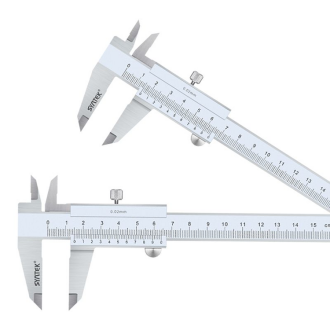 Syntek Paslanmaz Çelik Endüstriyel Tip Mekanik Mikrometre Kalınlık Ölçer - 5