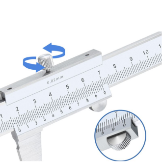 Syntek Paslanmaz Çelik Endüstriyel Tip Mekanik Mikrometre Kalınlık Ölçer - 7