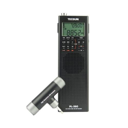 Tecsun PL-360 Portatif Radyo Siyah FM AM SW MW LW - 1