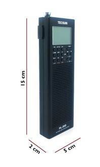 Tecsun PL-360 Portatif Radyo Siyah FM AM SW MW LW - 7