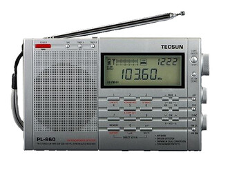 Tecsun PL-660 Dünya Radyosu (gri) - Thumbnail