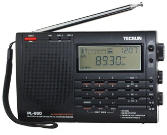 Tecsun - Tecsun PL-660 Dünya Radyosu (siyah)