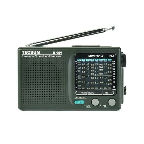 Tecsun R-909 Dünya Radyosu AM/FM/SW - 1